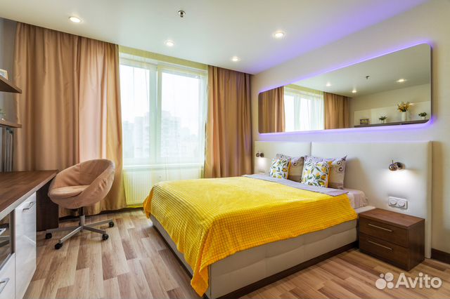

Квартира-студия, 28 м², 1 кровать