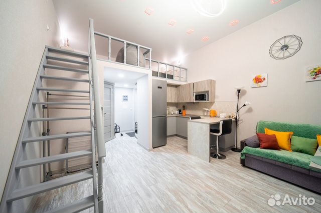 

Квартира-студия, 25 м², 2 кровати