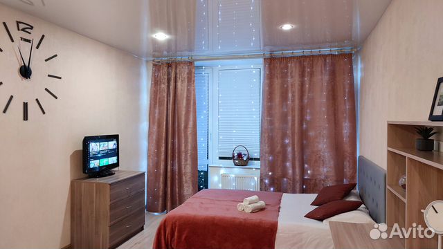 

Квартира-студия, 28 м², 2 кровати