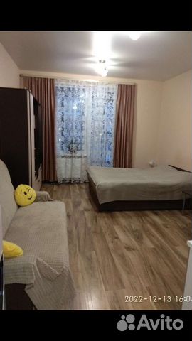 

Квартира-студия, 26 м², 2 кровати