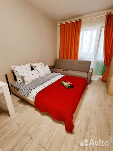 

Квартира-студия, 28 м², 2 кровати