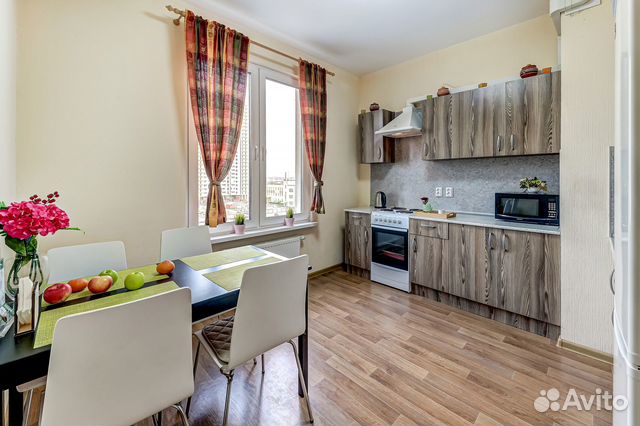 

1-к. квартира, 40 м², 2 кровати