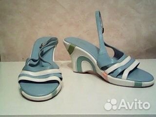 Летние босоножки на танкетке. Новые. Кожа Летние босоножки на танкетке. Новые. Кожа