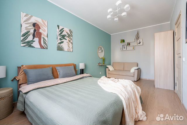

1-к. квартира, 36 м², 2 кровати