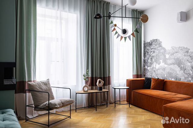 

1-к. квартира, 54 м², 1 кровать