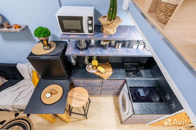 

Квартира-студия, 20 м², 2 кровати