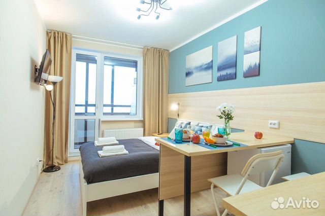 

Квартира-студия, 23 м², 1 кровать