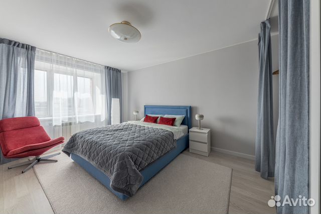 

2-к. квартира, 62 м², 2 кровати