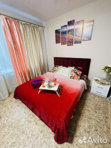 

1-к. квартира, 42 м², 3 кровати
