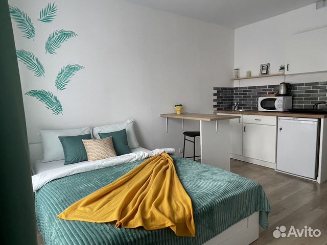 

Квартира-студия, 27 м², 1 кровать