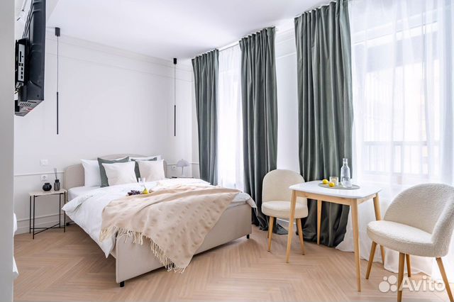 

Квартира-студия, 26 м², 2 кровати