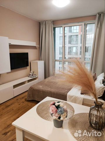 

Квартира-студия, 23 м², 2 кровати
