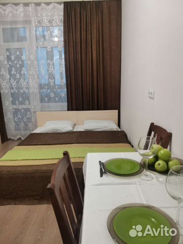 

Квартира-студия, 30 м², 2 кровати
