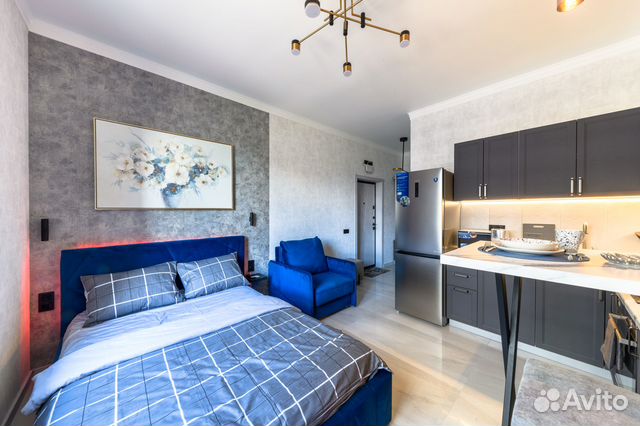 

Квартира-студия, 20 м², 2 кровати