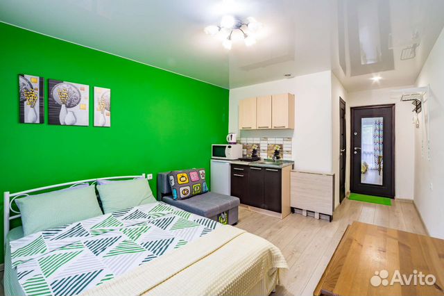 

Квартира-студия, 15 м², 1 кровать