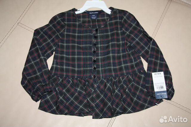 Новая блузка Ralph Lauren для девочки 4 года Новая блузка Ralph Lauren для девочки 4 года