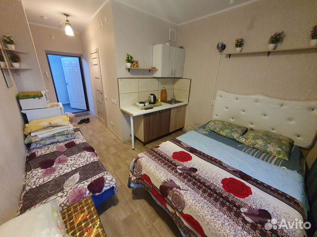 

Квартира-студия, 20 м², 2 кровати