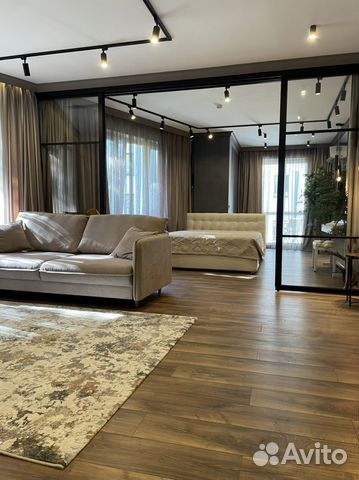 

Квартира-студия, 53 м², 2 кровати