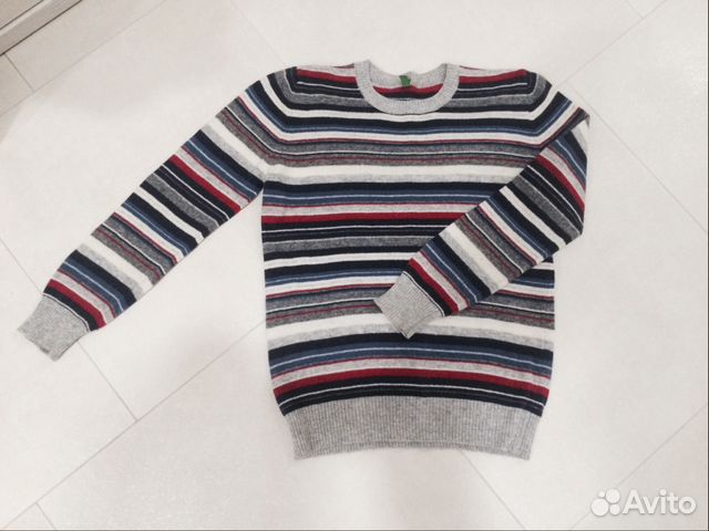 Джемпер Benetton 134р, новый, шерсть Джемпер Benetton 134р, новый, шерсть