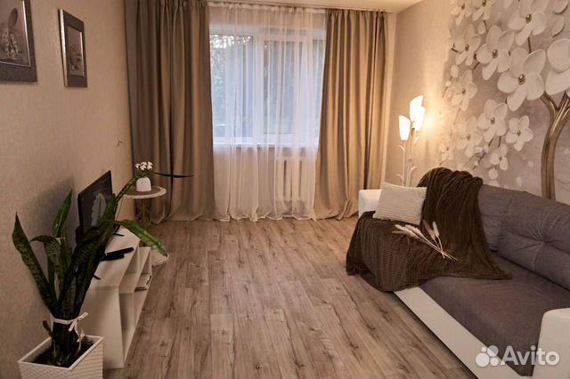 

2-к. квартира, 44 м², 2 кровати