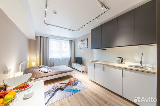 

Квартира-студия, 25 м², 1 кровать