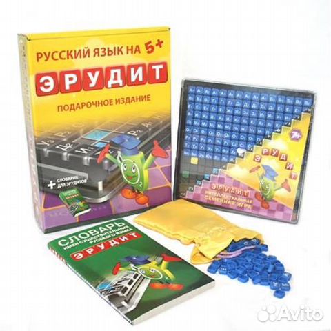 Настольная игра Эрудит. Подарочное издание Настольная игра Эрудит. Подарочное издание
