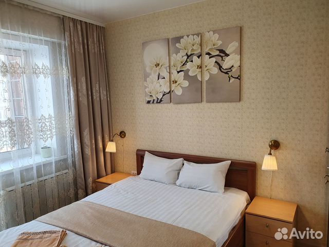 

1-к. квартира, 54 м², 2 кровати