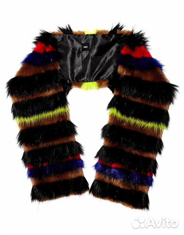 Шарф из искусственного меха цветной ASOS