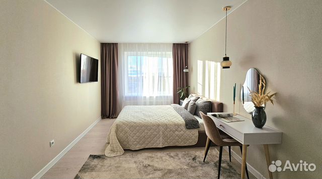 

1-к. квартира, 40 м², 2 кровати