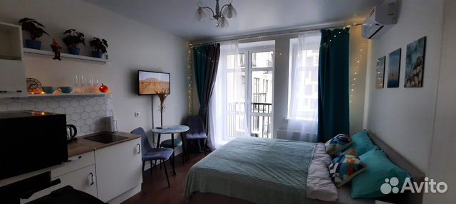 

Квартира-студия, 21 м², 2 кровати