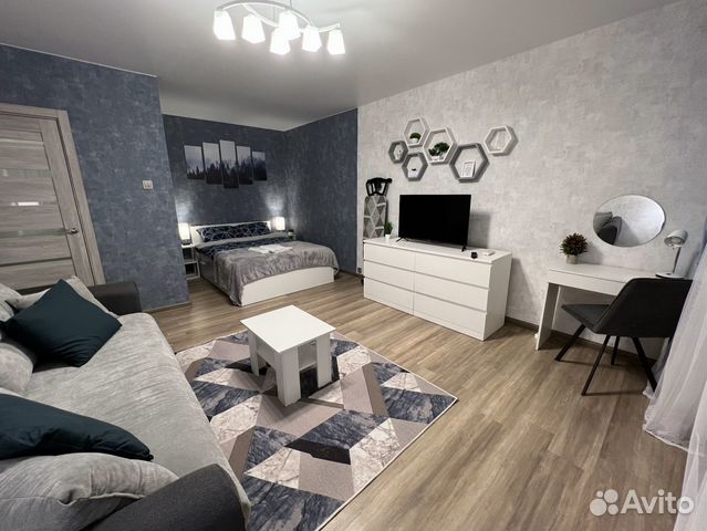 

1-к. квартира, 42 м², 2 кровати