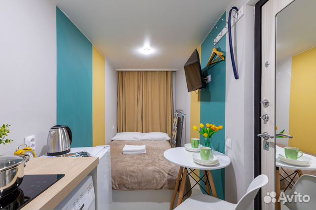 

Квартира-студия, 10,1 м², 1 кровать