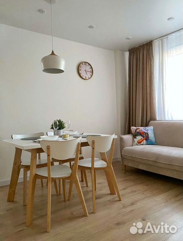 

1-к. квартира, 45 м², 2 кровати