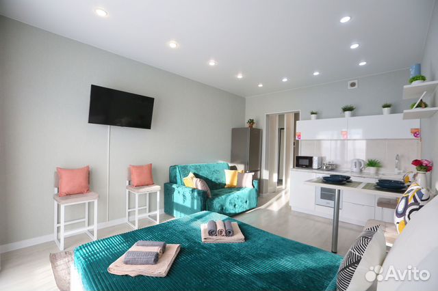 

Квартира-студия, 22 м², 2 кровати