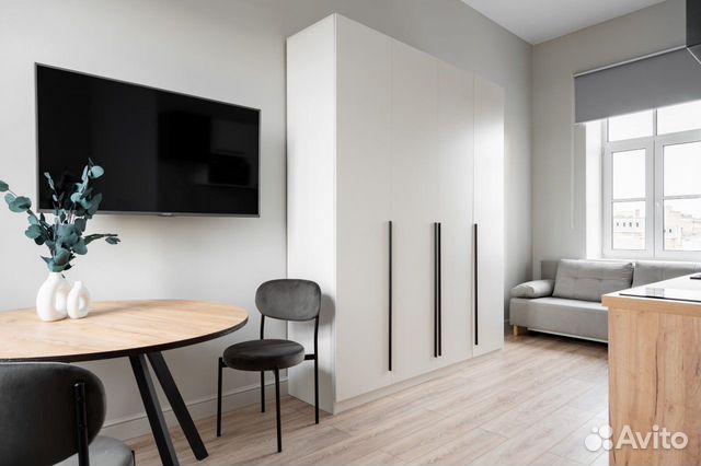 

Квартира-студия, 34 м², 2 кровати