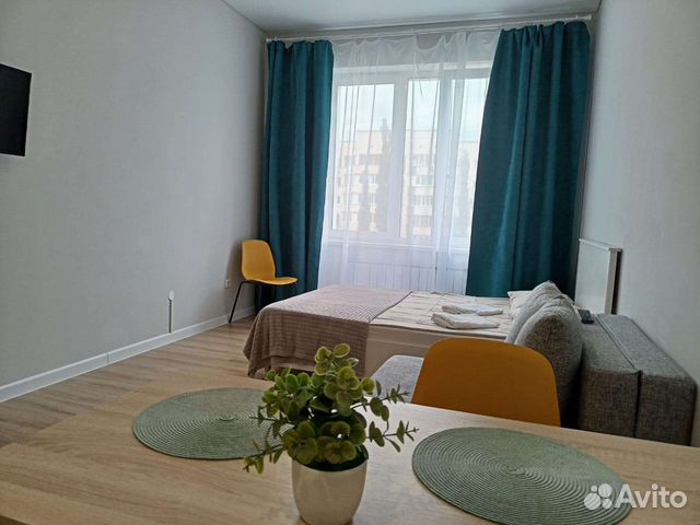 

Квартира-студия, 28 м², 2 кровати
