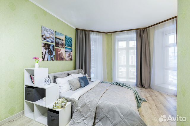 

1-к. квартира, 46 м², 2 кровати