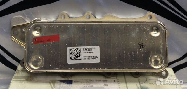 Радиатор масляный Mercedes 642 мотор