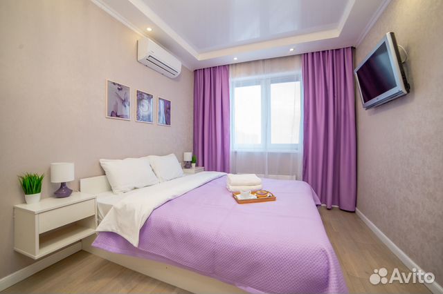 

1-к. квартира, 45 м², 3 кровати