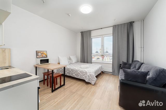 

Квартира-студия, 30 м², 2 кровати