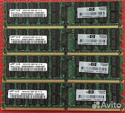 Серверная память DDR2 PC2 4200P 5300P 6400P REG