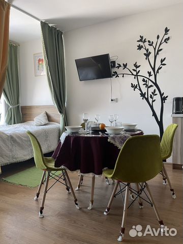 

Квартира-студия, 28 м², 2 кровати