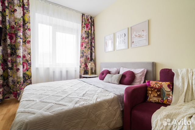 

1-к. квартира, 37 м², 2 кровати