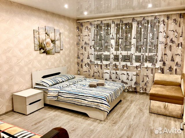 

1-к. квартира, 40 м², 2 кровати