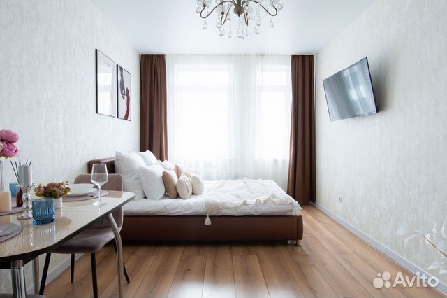 

Квартира-студия, 30 м², 1 кровать