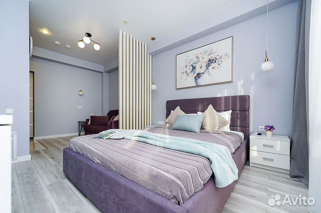 

Квартира-студия, 40 м², 2 кровати