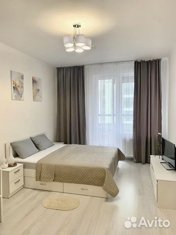 

Квартира-студия, 27 м², 2 кровати