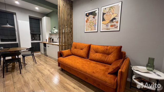

1-к. квартира, 42 м², 2 кровати