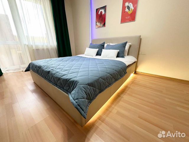 

1-к. квартира, 53,1 м², 2 кровати