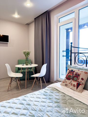 

Квартира-студия, 25 м², 2 кровати